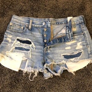 American eagle jean shorts